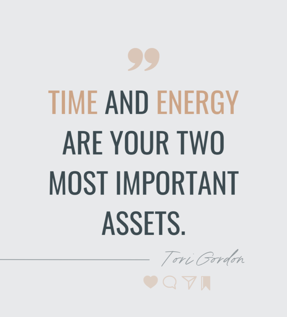 energy and time